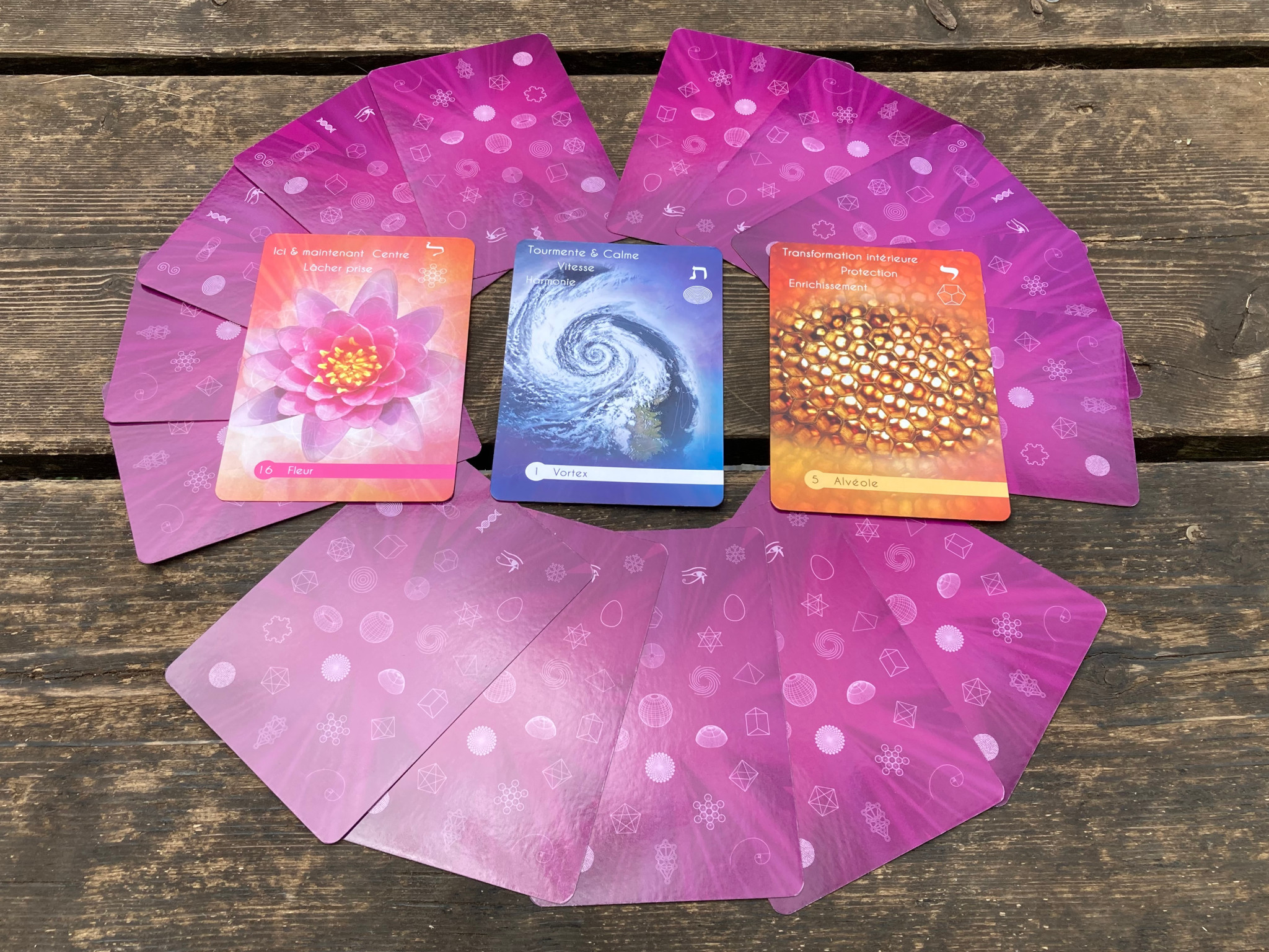 Voyage sonore tirage au sort cartes Oracle